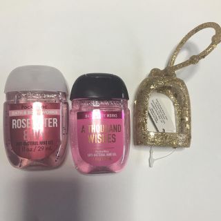 バスアンドボディーワークス(Bath & Body Works)の新品未使用＊消毒ハンドジェル(ケース付き)(アルコールグッズ)