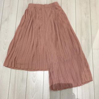 ザラ(ZARA)のZARA プリーツスカート アシンメトリー♡美品(ひざ丈スカート)