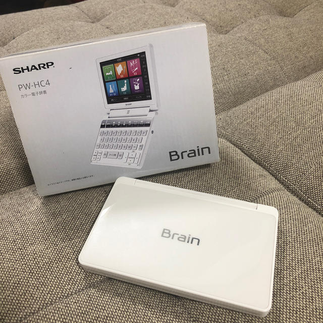 シャープ カラ―電子辞書 Brain PW-HC4