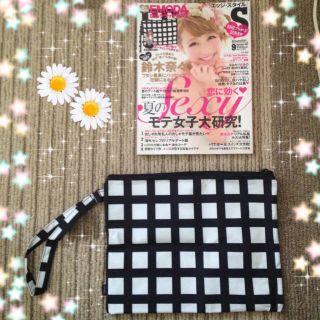 エモダ(EMODA)の☆チェック柄BIGクラッチバッグ☆(クラッチバッグ)