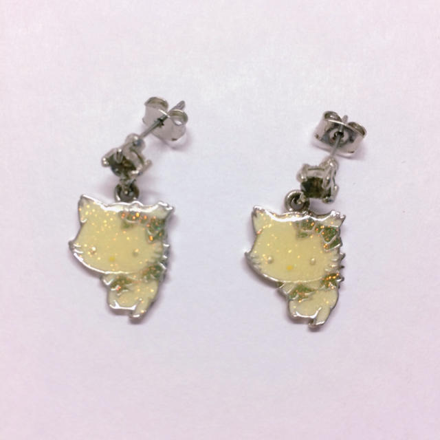 通販激安】 サンリオ キティ 18K ピアス - ピアス(両耳用) - revista ...