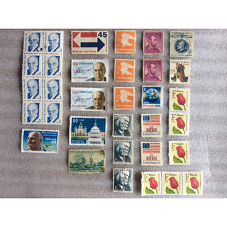 アメリカ 古切手(使用済み切手/官製はがき)