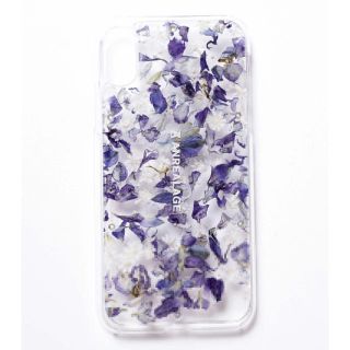 アンリアレイジ(ANREALAGE)のANREALAGE iPhoneXS/X  ACRYLIC FLOWERCASE(iPhoneケース)