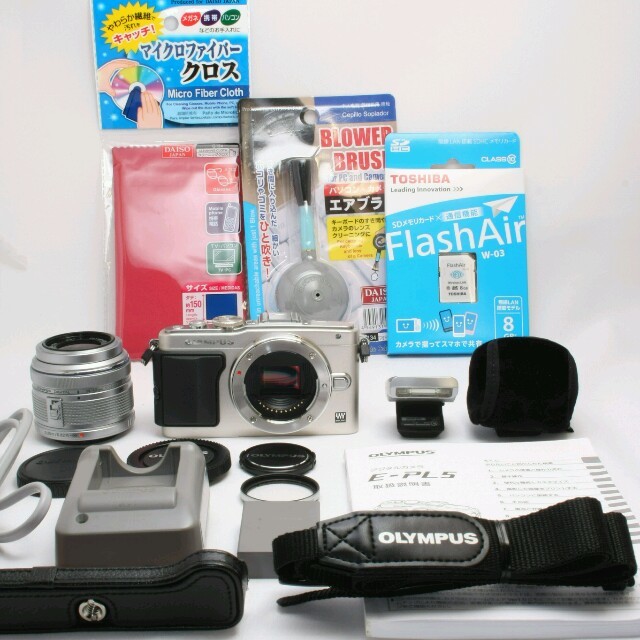 Wi-FiSD付☆オリンパス E-PL5 スマホ/家電/カメラのカメラ(ミラーレス一眼)の商品写真