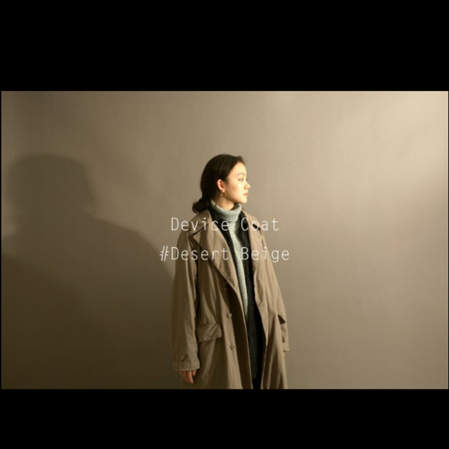  DEVICE COAT - packable #Desert Beige  メンズのジャケット/アウター(ステンカラーコート)の商品写真