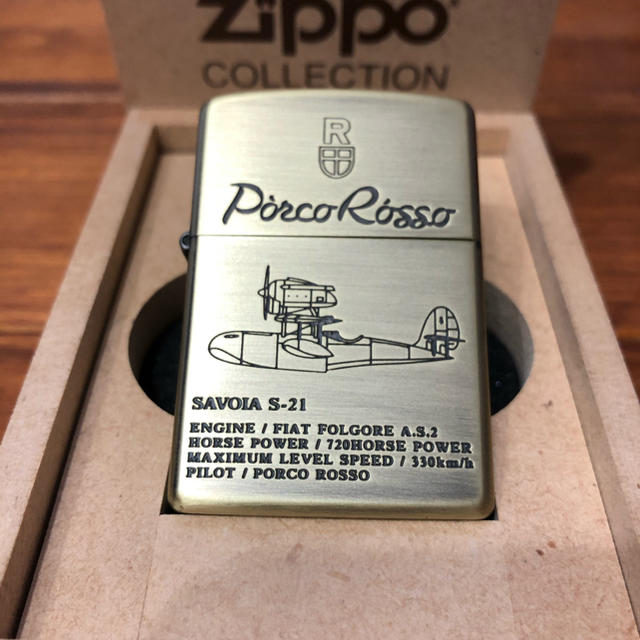 ZIPPO スタジオジブリ 紅の豚 SAVOIA S-21 希少品