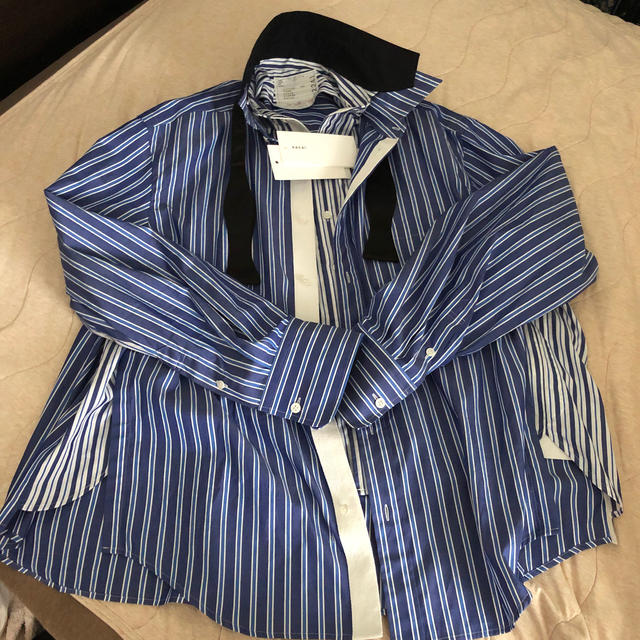 sacai 20ss ストライプ レイヤードシャツ 1トップス