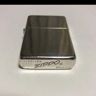 ジッポー(ZIPPO)のZIPPO スターリングシルバー 1992年製(タバコグッズ)