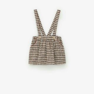 ザラキッズ(ZARA KIDS)の【ZARA baby】チェックサスペンダースカート (スカート)