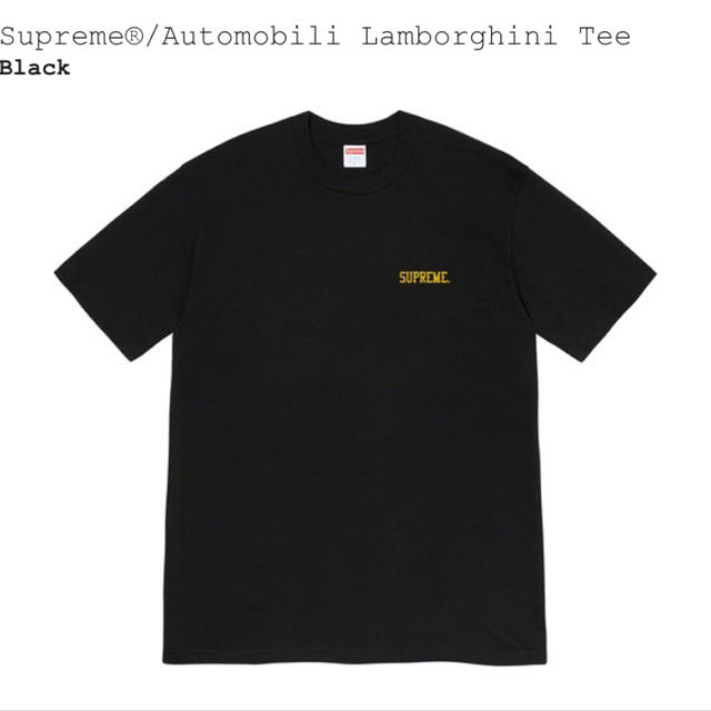 新品 Supreme Automobili Lamborghini Tee L