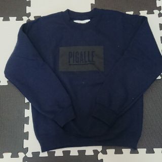 ピガール(PIGALLE)のピガール ボックスロゴクルースウェット Sサイズ(スウェット)