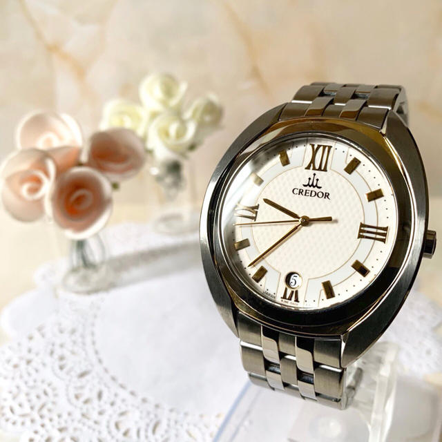 【美品】SEIKO CREDOR クレドール 腕時計 シグノ 8J86-0AA0約160cm動作