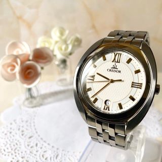 セイコー(SEIKO)の【美品】SEIKO CREDOR クレドール 腕時計 シグノ 8J86-0AA0(腕時計(アナログ))