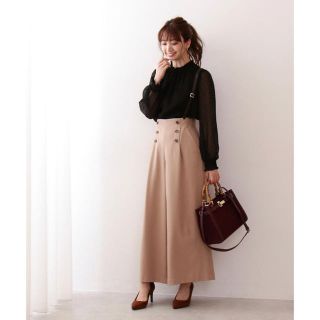 プロポーションボディドレッシング(PROPORTION BODY DRESSING)のプロポーションボディドレッシング　サスペンダー 付き　ワイドパンツ (カジュアルパンツ)