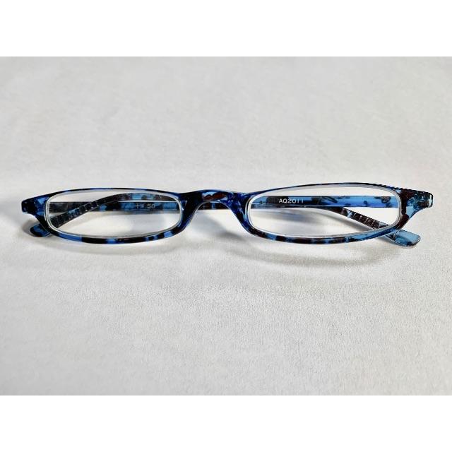 シニアグラス　老眼鏡　青 メンズのファッション小物(その他)の商品写真