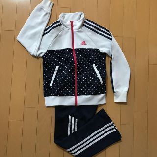 アディダス(adidas)のアディダス  ジャージ上下セット　女児130 ドット(その他)