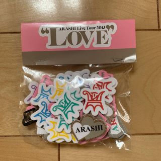 アラシ(嵐)の嵐 Love シール(アイドルグッズ)