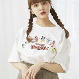 メリージェニー(merry jenny)のmerry jenny 今期👙最新作ミッキーマーチ　ディズニーTシャツ(Tシャツ(半袖/袖なし))