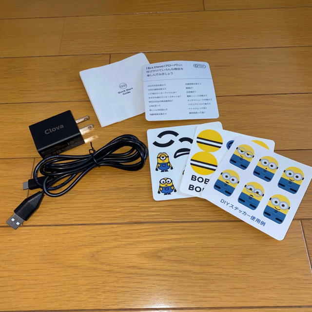 LINE CLOVA FRIENDS MINI MINIONS BOB ミニオン スマホ/家電/カメラのオーディオ機器(スピーカー)の商品写真