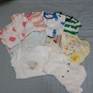 ベビーギャップ(babyGAP)の#babyGAP-新品・未使用ロンパース10点セット(50-70センチ)(ロンパース)