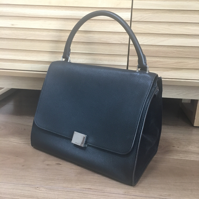 セリーヌ CELINE トラペーズ バッグ 美used 追加画像