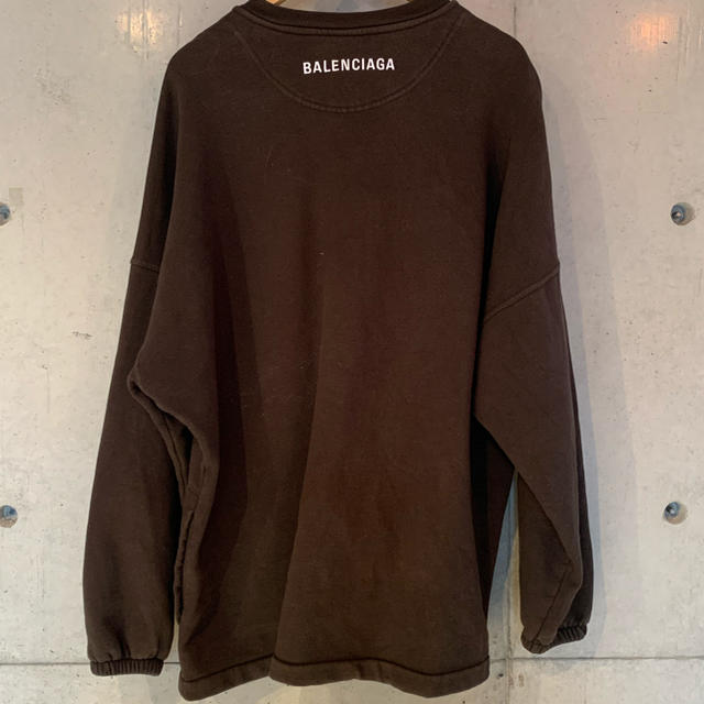 Balenciaga(バレンシアガ)のbalenciaga バレンシアガ　スウェット　パーカー　バックロゴ メンズのトップス(スウェット)の商品写真