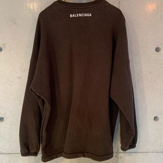 バレンシアガ(Balenciaga)のbalenciaga バレンシアガ　スウェット　パーカー　バックロゴ(スウェット)