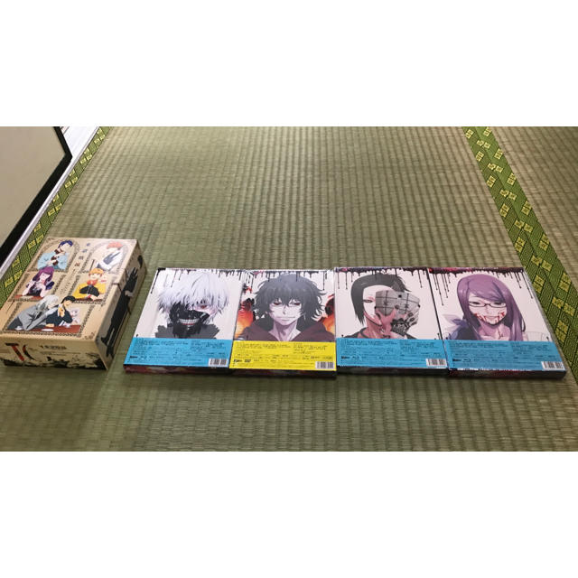 東京喰種 Blu-ray1~4巻+全巻購入特典BOX付き