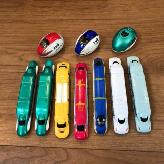 ジェイアール(JR)の新幹線チョロQ 10点セット(電車のおもちゃ/車)