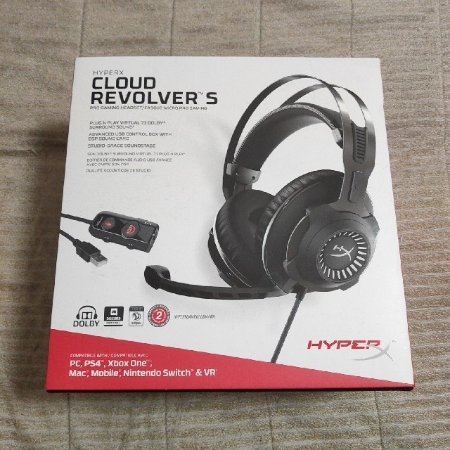 PC周辺機器HyperX Cloud Revolver S ゲーミングヘッドセット