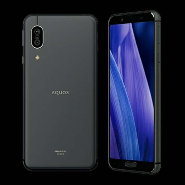 SHARP AQUOS sense3 SH-M12 ブラック 本日到着の未開封品スマホ/家電/カメラ