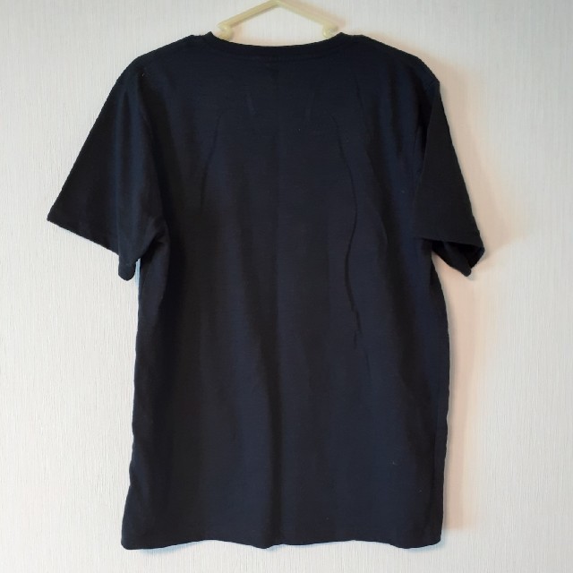 Mac-House(マックハウス)の黒　Tシャツ メンズのトップス(Tシャツ/カットソー(半袖/袖なし))の商品写真