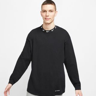 ステューシー(STUSSY)のNIKE STUSSY Long-Sleeve Knit Top 希少Lサイズ(Tシャツ/カットソー(七分/長袖))