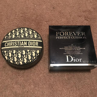 クリスチャンディオール(Christian Dior)の新品未開封ディオール限定オブリーク柄クッションファンデーション(ファンデーション)