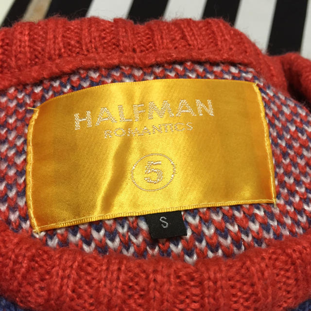 HALFMAN(ハーフマン)の最終値下☆HALFMAN ほぼ新品 レディースのトップス(ニット/セーター)の商品写真