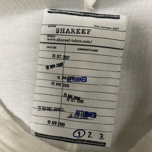 SHAREEF(シャリーフ)のSHAREEF SHADOW STRIPE BIG T メンズのトップス(Tシャツ/カットソー(七分/長袖))の商品写真