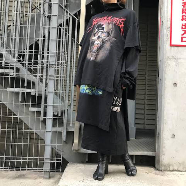 (^^)専用????balenciagaベアプリントレイヤードティシャツ