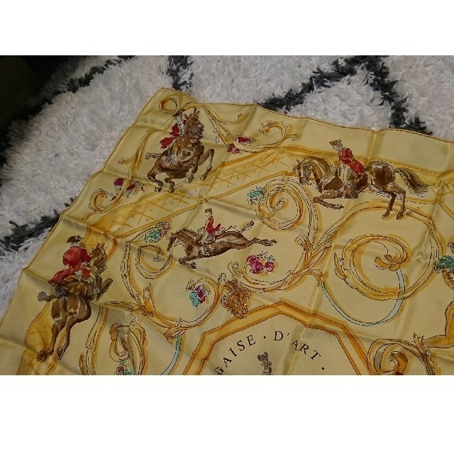 Hermes(エルメス)のエルメス ポルトガル 馬術　カレ90　スカーフ レディースのファッション小物(バンダナ/スカーフ)の商品写真