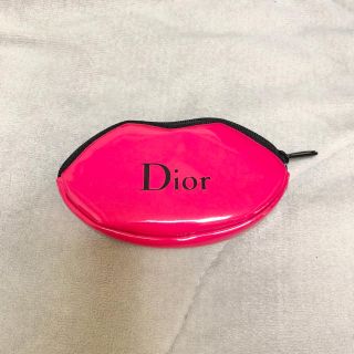 ディオール(Dior)のDior リップ型ポーチ　ミニ　ピンク(ポーチ)