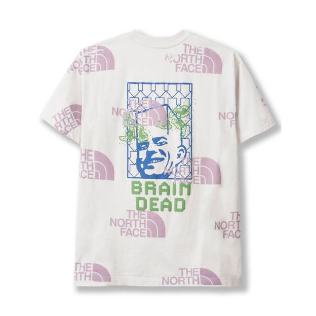 THE NORTH FACE(ザノースフェイス)のTHE NORTH FACE BRAIN DEAD コラボ Tシャツ XL メンズのトップス(Tシャツ/カットソー(半袖/袖なし))の商品写真