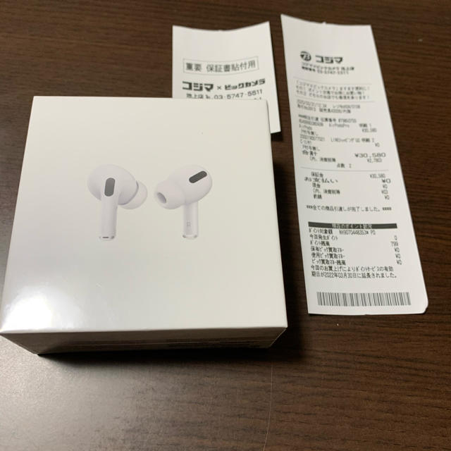 airpods pro 新品未開封　☆保証書付☆