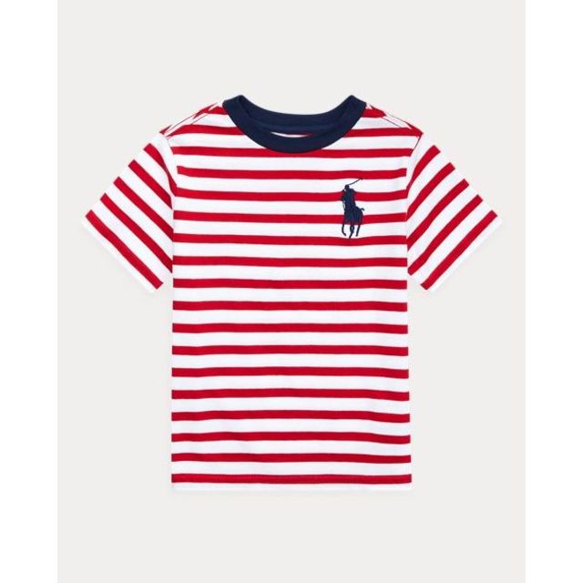 POLO RALPH LAUREN(ポロラルフローレン)のイルヴィ様専用！　ラルフローレンストライプｔシャツ2着 キッズ/ベビー/マタニティのキッズ服男の子用(90cm~)(Tシャツ/カットソー)の商品写真