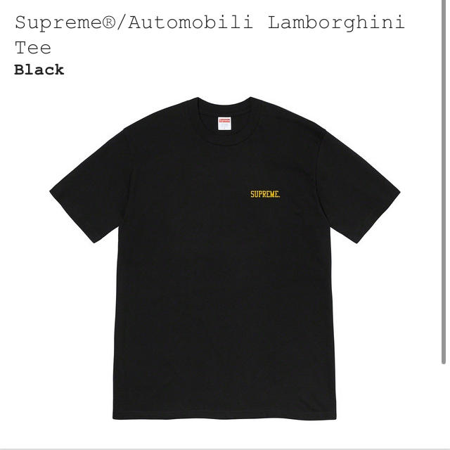 Supreme(シュプリーム)のsupreme lamborghini tee S シュプリーム ランボルギーニ メンズのトップス(Tシャツ/カットソー(半袖/袖なし))の商品写真