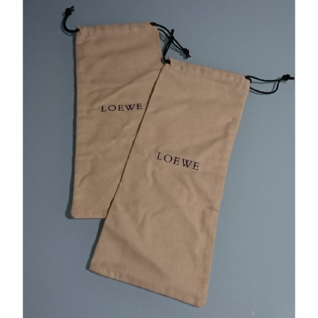 LOEWE(ロエベ)のLOEWE シューズケース 靴袋 二枚組 レディースのバッグ(ショップ袋)の商品写真