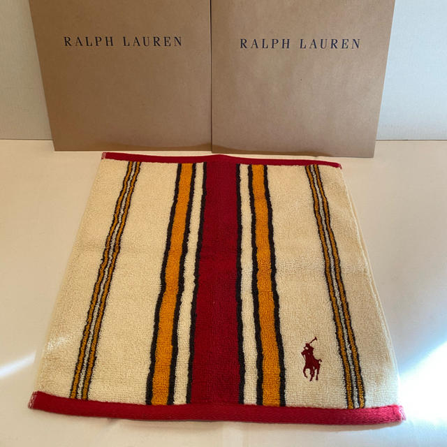 Ralph Lauren(ラルフローレン)の【新品、未使用】ラルフローレン　ハンカチ　2枚セット レディースのファッション小物(ハンカチ)の商品写真