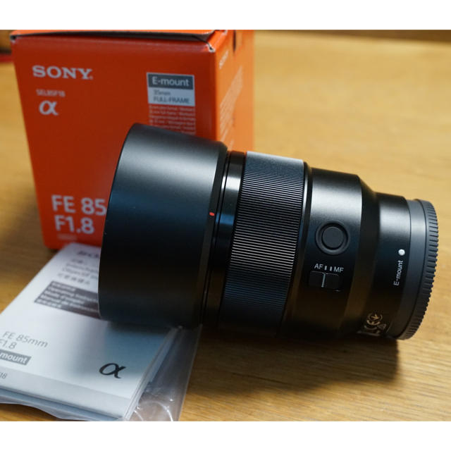 SONY(ソニー)のSONY FE 85F1.8 フルサイズ　Ｅマウント スマホ/家電/カメラのカメラ(レンズ(単焦点))の商品写真