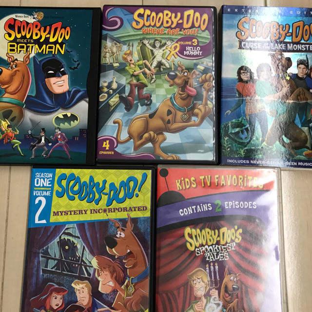 Scooby-Doo スクービードゥー DVD 5作セット 英語 エンタメ/ホビーのDVD/ブルーレイ(キッズ/ファミリー)の商品写真