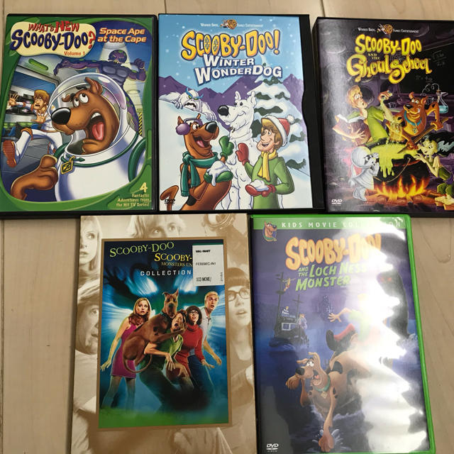 Scooby-Doo スクービードゥー DVD 5作セット 英語 エンタメ/ホビーのDVD/ブルーレイ(キッズ/ファミリー)の商品写真