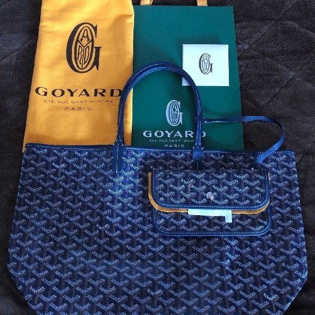 品質満点! GOYARD - 未使用 ネイビー PM T.I★GOYARD【ゴヤール】サンルイ トートバッグ 品質満点! GOYARD - 未使用 ネイビー PM T.I★GOYARD【ゴヤール】サンルイ トートバッグ