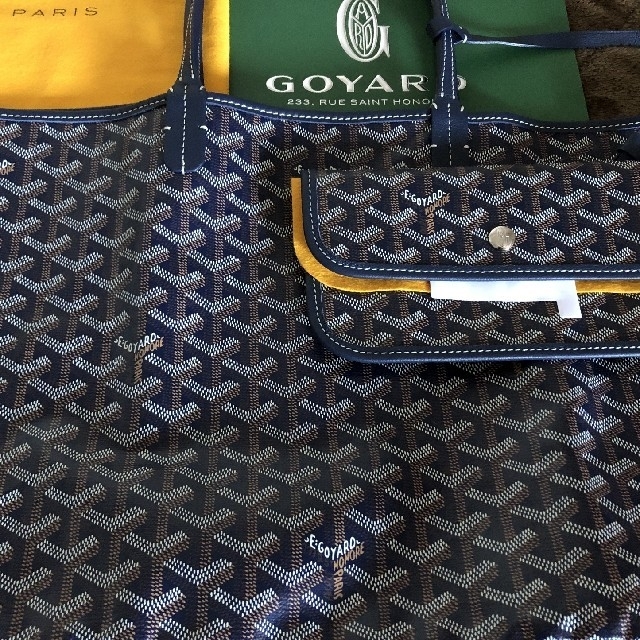 T.I様専用☆GOYARD【ゴヤール】サンルイ PM ネイビー 未使用 T.I様専用☆GOYARD【ゴヤール】サンルイ PM ネイビー 未使用